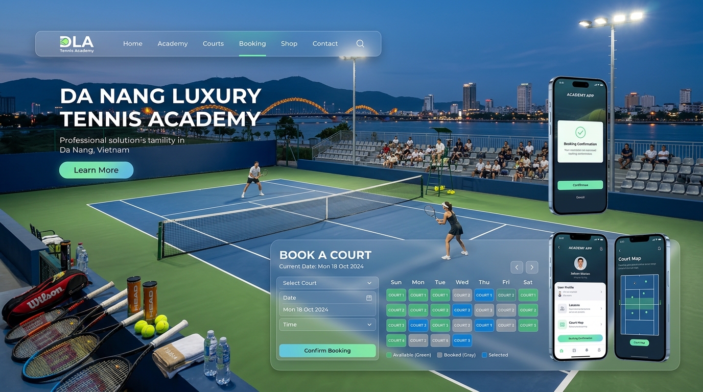 Đà Nẵng Tennis - Học Viện & Đặt Sân Quần Vợt Số 1 (danangtennis.com)